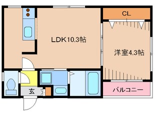 HILLSIDE TERRACEの物件間取画像